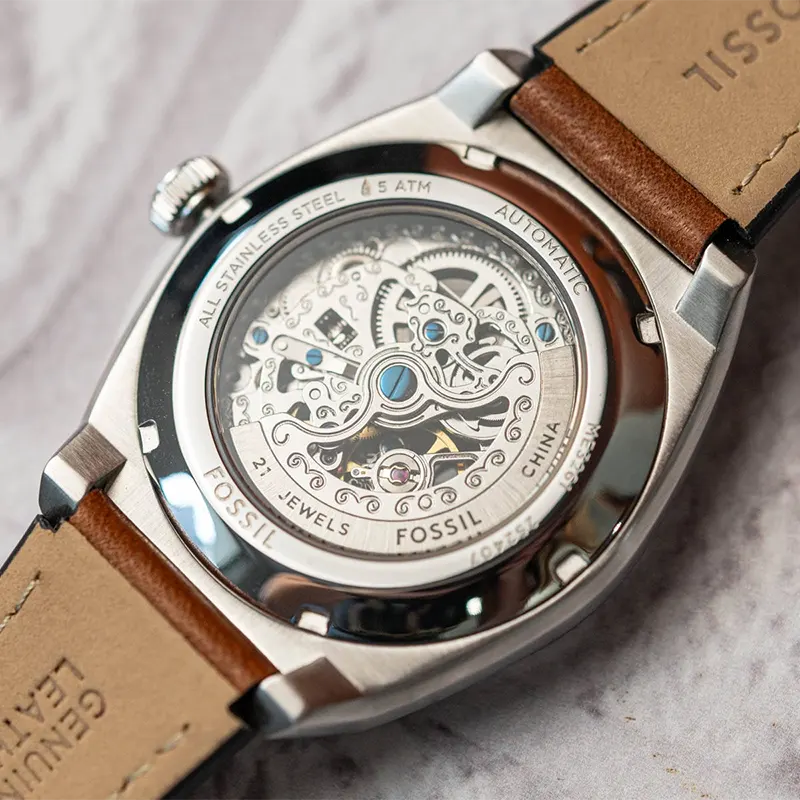 Fossil Everett Automatic Green Dial Men's Watch- ME3261